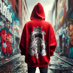 Sukuna هودي اوفر سايز قطن