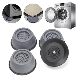 [HH00000653] أرجل مضادة للإهتزاز والإنزلاق وماصة للصدمات وعازلة للكهربا للغسالات والمجففات