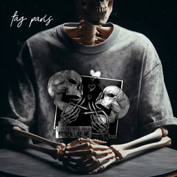 Broken Like Me تيشيرت اوفر سايز