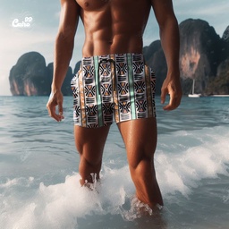 Mandela مايوه شورت وتربروف