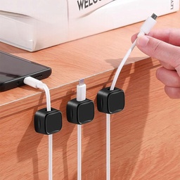 [HH00014267] مشبك مغناطيسي لاصق لتنظيم الاسلاك والكابلات 6 قطع