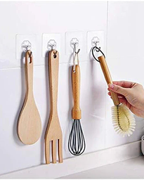 [HH00014449] طقم هوك 6 قطع مرن لاصق لتعليق الملابس والاكسسوارات