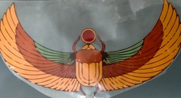 [HH00015636] Pharaonic Scarab Print