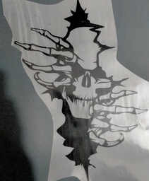 [HH00015929] Skull Rip Vibe print