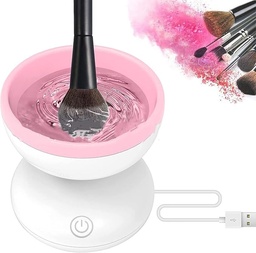 [HH00016145] منظف فرش ميك اب سييليكون دوار  يعمل بشحن يو اس بي