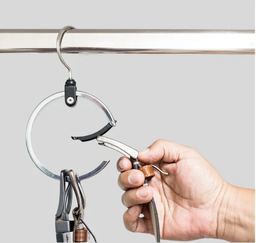 [HH00016186] شماعة دوارة لتعليق الأحزمة والكابات والشنط لتوفير مساحة داخل الدولاب