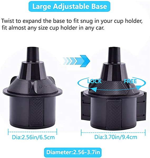 صينية وحامل طعام للسيارة تدور 360 درجة لتناول الطعام والحفاظ علي نظافة السيارة