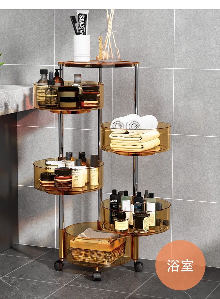 تربو منظم 5 دور اكليريك بسلات دائرية تدور ٣٦٠ درجة وعجل لسهولة الحركة