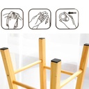 مانع إنزلاق الكرسي المصنوع من الجلد