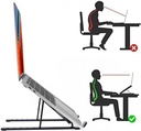 حامل لاب توب وتابلت محمول قابل لتعديل الارتفاع للعمل والدراسة