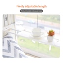 رف منظم لادوات المطبخ والحمام والملابس والاحذية متعدد الاستخدام