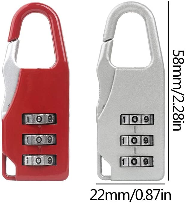 قفل رقمي بكلمة سر لشنط السفر بدون مفاتيح