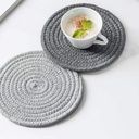 كوستر هاند ميد دائري للسفرة والمطبخ