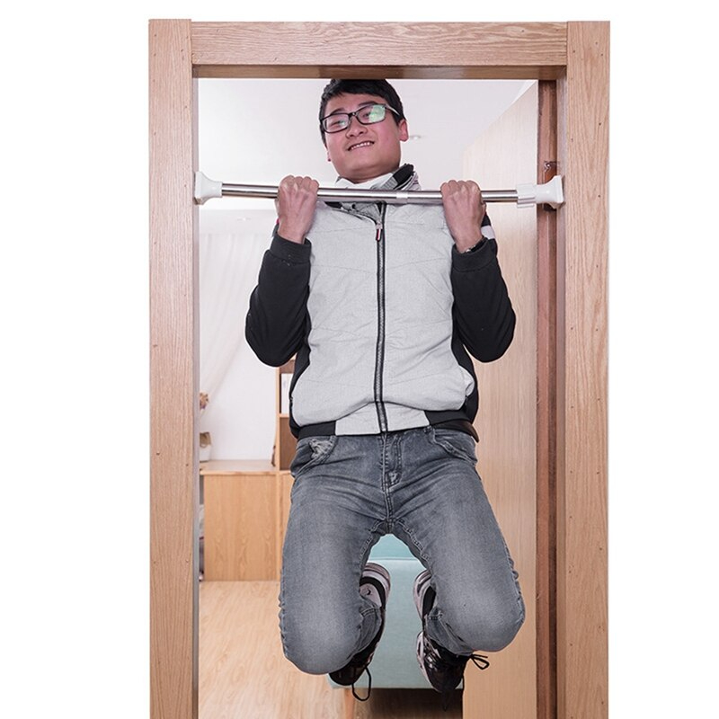 ماسورة استانليس قابلة لتعديل الطول للستائر وتعليق الملابس متعددة الاستخدام