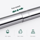 ماسورة استانليس قابلة لتعديل الطول للستائر وتعليق الملابس متعددة الاستخدام