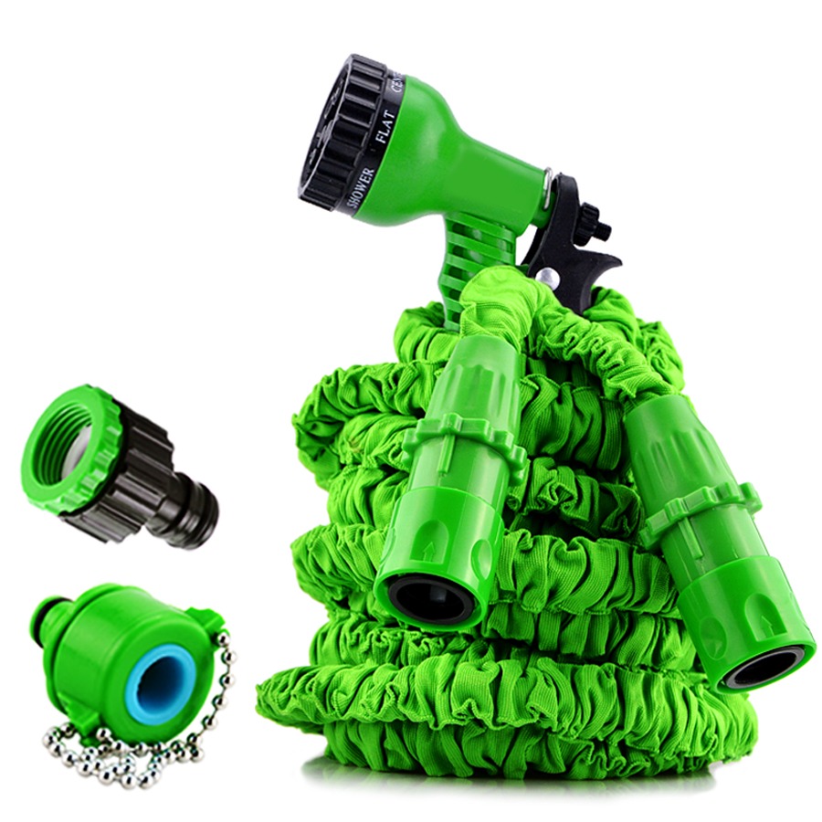 خرطوم ماء مرن قابل للتمدد حتى 15 متر للحديقة وغسيل السيارة والتنظيف داخل المنزل