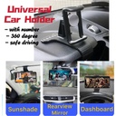 حامل موبايل سيارة مشبك دوار يثبت علي التابلوه للقيادة بأمان