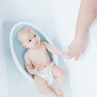 كرسي استحمام للاطفال سيليكون ناعم علي بشرة الطفل