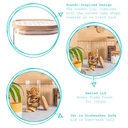 علبه مربعه 1.5 لتر