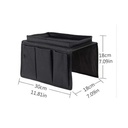 منظم انتريه ليفنج لتنظيم أجهزة الريموت والمتعلقات الشخصية ومسند وحامل مجات وكوبايات الشاي والنسكافيه واطباق الأسناكس