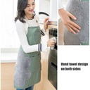 مريلة مطبخ وتر بروف بفوطة قطيفة من الجانبين