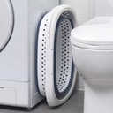 باسكت غسيل سيليكون قابل للطي لسهولة التخزين بيد لسهولة الحمل