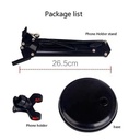 استاند حامل للموبايل والميكروفون متحرك في جميع الاتجاهات لسهولة التصوير والتسجيل والبث المباشر