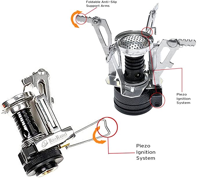 موقد غاز بديل للبوتجاز قابل للطي لسهولة الحمل للطهي والتدفئة اثناء الرحلات التخييم والرحلات