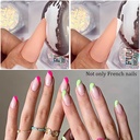 اداة لعمل ورسم المناكير الفرنش بسهولة في اقل وقت كالمحترفين من السيليكون