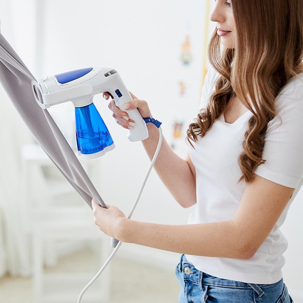 مكواة بخار محمولة ب 3 روؤس مختلفة ومفتاح للتحكم في درجة البخار بخزان مياه 1600 واط