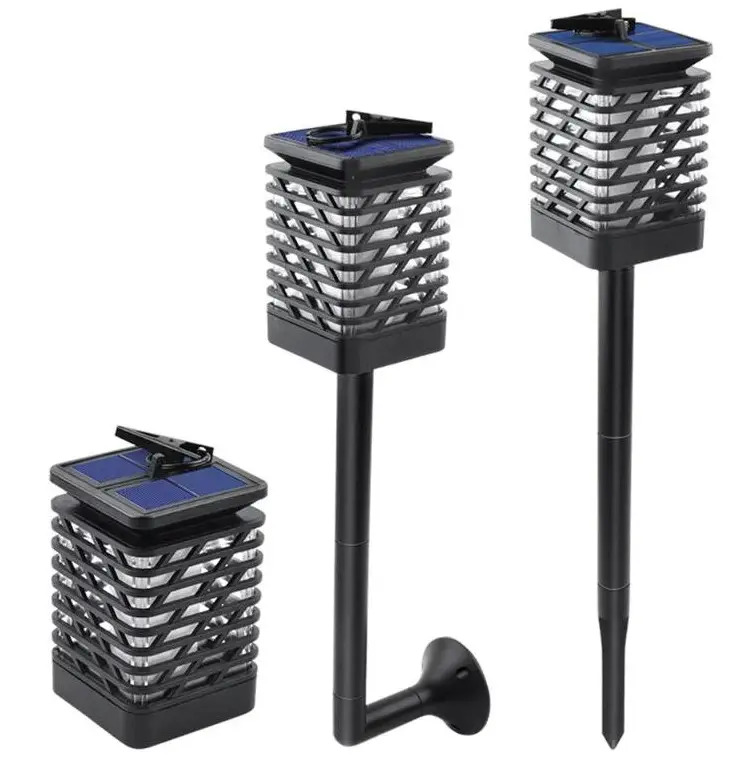 كشاف شعلة يعمل بالطاقة الشمسية وتربروف للعمل تحت الامطار مناسب للتعليق او التثبيت علي الارض