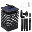 كشاف شعلة يعمل بالطاقة الشمسية وتربروف للعمل تحت الامطار مناسب للتعليق او التثبيت علي الارض