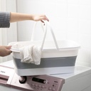 سلة لحمل وتنظيم الفاكهة والخضروات سيليكون قابل للطي متعدد الأستخدام