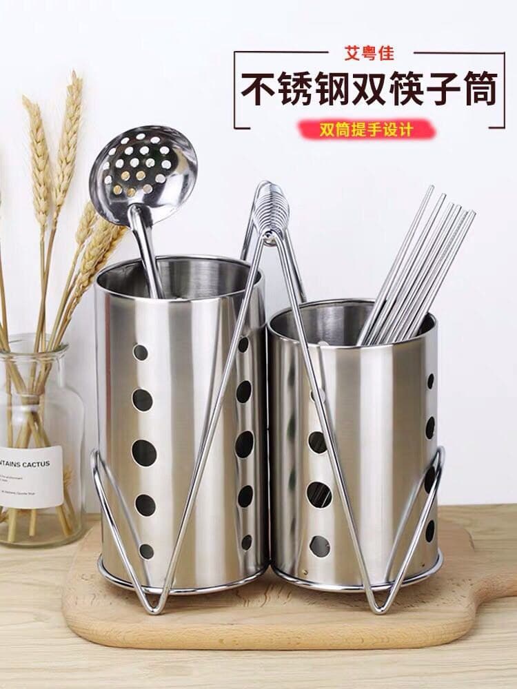 مصفاة الملاعق والشوك والسكاكين المزدوجة من الإستانليس المقاوم للصداء