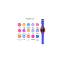 ساعة سمارت وتربروف بكاميرا وميكرفون للتبع ومراقبة الاطفال وتحديد منطقة امان وجود الطفل والتنبيه عند تخطيها بشاشة 1.33بوصة