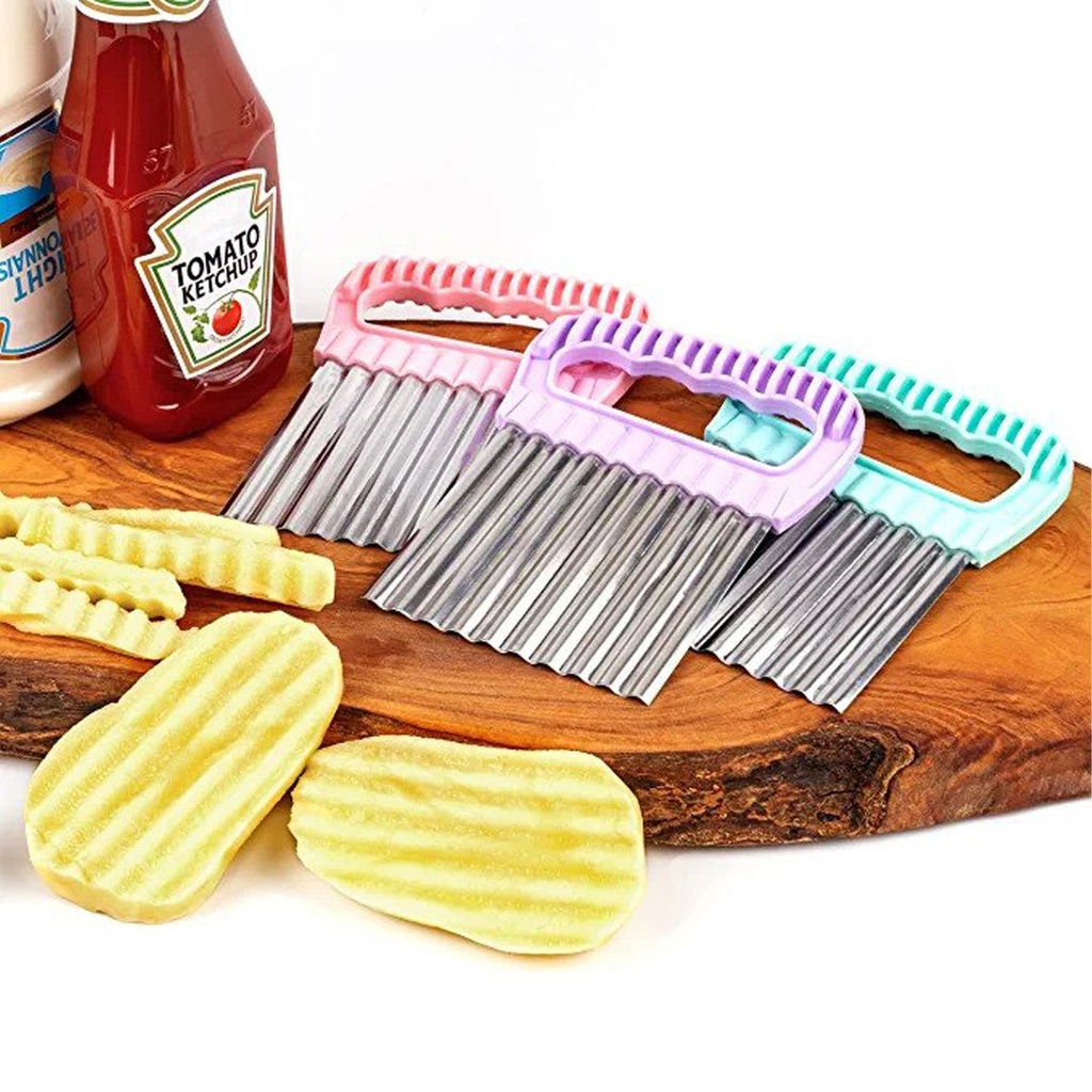 قطاعة مشرشرة زجزاج لتقطيع البطاطس والخضار ولعمل المخلل والشيبسي