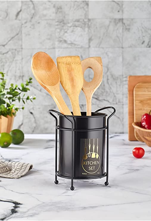 استاند حامل لادوات الغرف والمعالق والشوك والسكاكين من المعدن