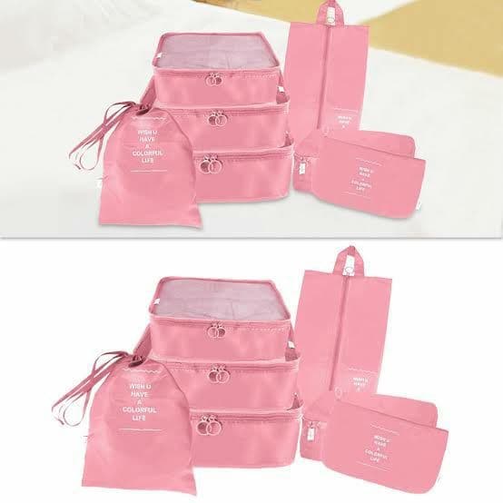 مجموعة منظم حقائب السفر لجعل السفر أكثر راحة 7 قطع