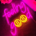 Feeling Good Neon Sign LED Neon Lights for  Wall Decor