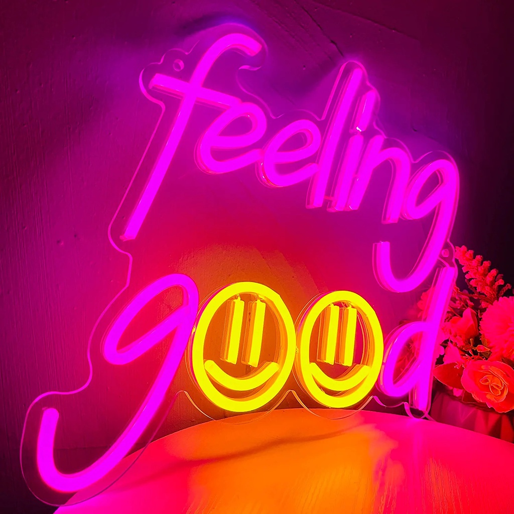 Feeling Good Neon Sign LED Neon Lights for  Wall Decor