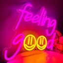 Feeling Good Neon Sign LED Neon Lights for  Wall Decor