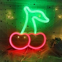 Cherry Neon Sign Lights Fruit to decorate your home