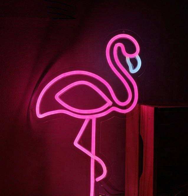 Flamingo Neon Sign for wall decoration