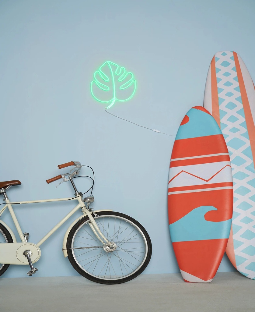 Monstera Leaf Led Neon Sign for Wall Decor