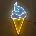 Ice Cream Neon Sign LED with joyful colors