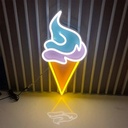 Ice Cream Neon Sign LED with joyful colors