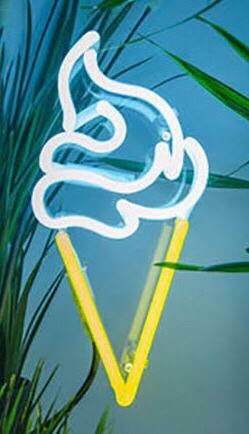 Ice Cream Neon Sign LED with joyful colors