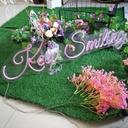 Keep Smiling Pink Neon Sign For Decoration