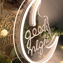 Moon Good Night Neon Signs to decorate your bedroom