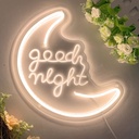 Moon Good Night Neon Signs to decorate your bedroom